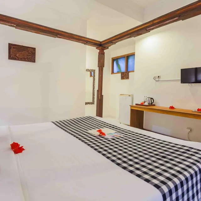غرفة قياسية بسرير مزدوج أو سريرين منفصلين، Ubud Inn Cottages 10/10