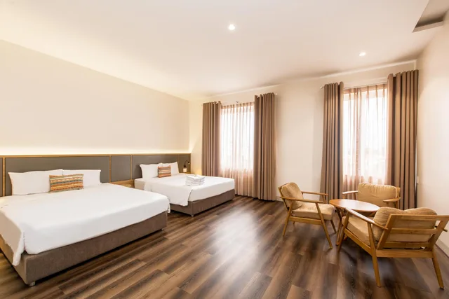 جناح ديلوكس بسريرين منفصلين، Thanh Mai Hotel 1/1