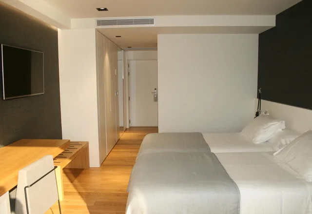 غرفة بسرير مزدوج أو سريرين منفصلين، Hotel U Viveiro 1/10