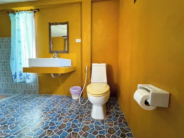 غرفة ديلوكس ثلاثية بسرير مزدوج وسرير فردي، Baanbali Beach Resort 8/8
