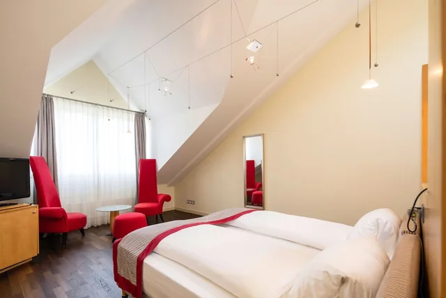 غرفة ديلوكس بسرير مزدوج أو سريرين منفصلين، Hotel Seeburg Luzern 1/10