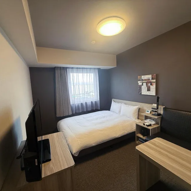 غرفة بسرير نصف مزدوج للمدخنين، Hotel Route-Inn Kanuma Inter 3/11