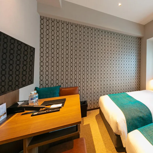 غرفة قياسية بسريرين منفصلين، Kobe Hotel Juraku 3/4