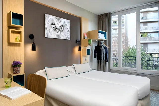 غرفة قياسية بسريرين منفصلين، Chouette Hotel 1/3