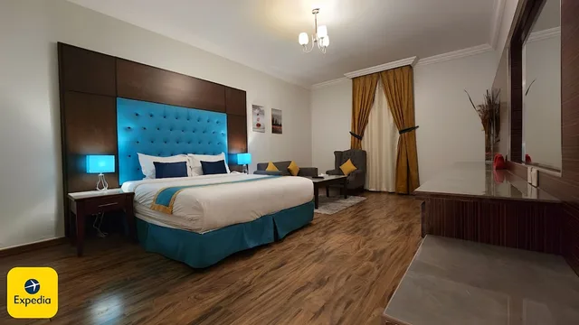 جناح استوديو بسرير كينج، لازورد بالاس للشقق الفندقية(Lazourd Palace Hotel Apartments) 2/3