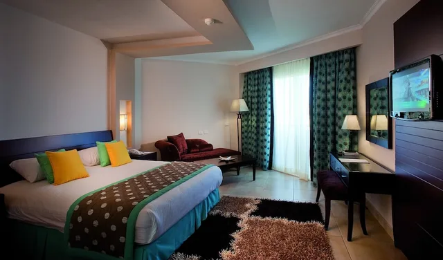 غرفة قياسية بإطلالة على المسبح بغرفة نوم واحدة، Amwaj Beach Club Abu Soma 1/3
