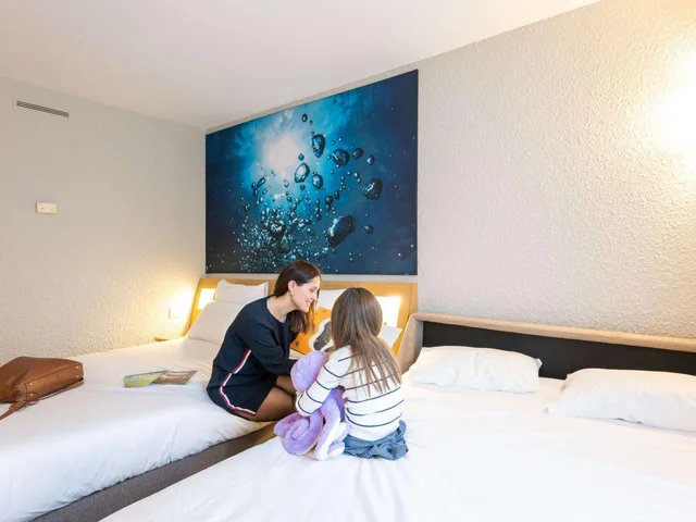 غرفة سوبيريور بسريرين منفصلين وسرير كوين، Novotel Grenoble Nord 9/10