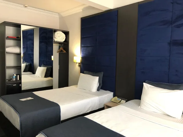 غرفة كلاسيكية بسرير مزدوج وسرير فردي بغرفة نوم واحدة، My House Otel 4/10