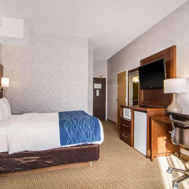 غرفة بسرير كوين يُسمح فيها بالحيوانات الأليفة، Comfort Inn & Suites Medicine Hat Shopping Centre 2/6