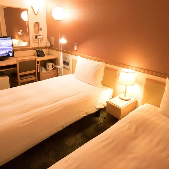 غرفة بسريرين منفصلين للمدخنين، Toyoko Inn Maebashi Ekimae 5/8