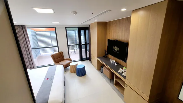 Hollywood, Double Bed, Balcony، Hotel Skypark Daejeon I 4/7