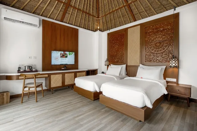 2 Bedrooms, Pool, Panoramic, Deluxe, Villa, King and Twin Beds، Nirwana Beach And Resort 2/6
