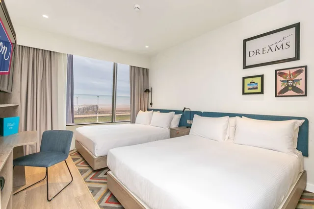 غرفة بسريرين مزدوجين بإطلالة على البحر، Hampton By Hilton Blackpool 3/5