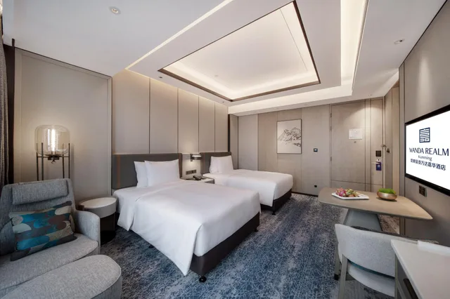 غرفة ديلوكس بسريرين منفصلين، Wanda Realm Kunming 1/1