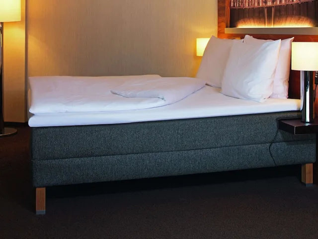 غرفة عائلية بسريرين كوين، Movenpick Hotel Geneva 5/6
