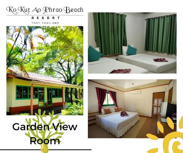 غرفة بإطلالة على الحديقة، Ko Kut Ao Phrao Beach Resort 3/3