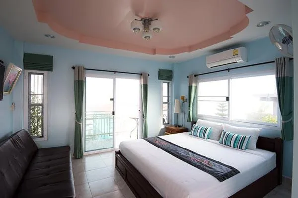 غرفة بسرير مزدوج بإطلالة على الجبل، Hotel Viewpoint Khao Koh 3/10