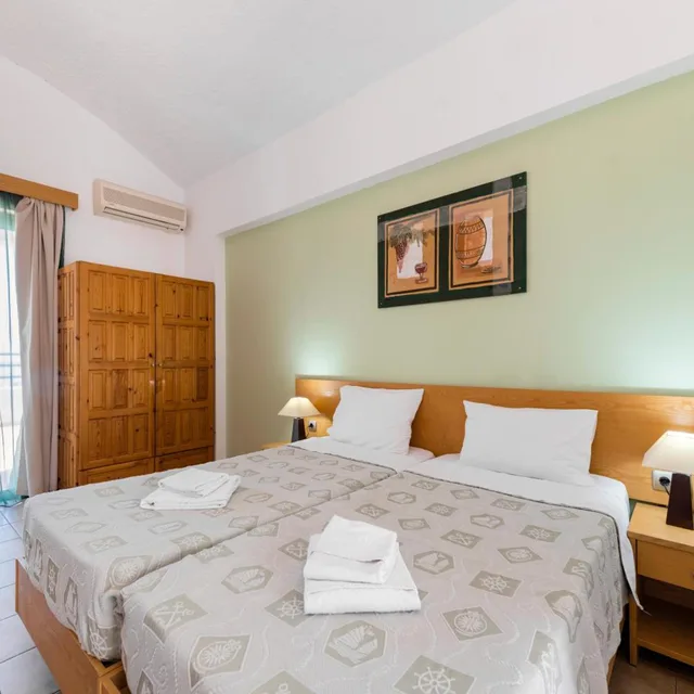 غرفة بسرير مزدوج أو سريرين منفصلين، Stella Hotel 1/10