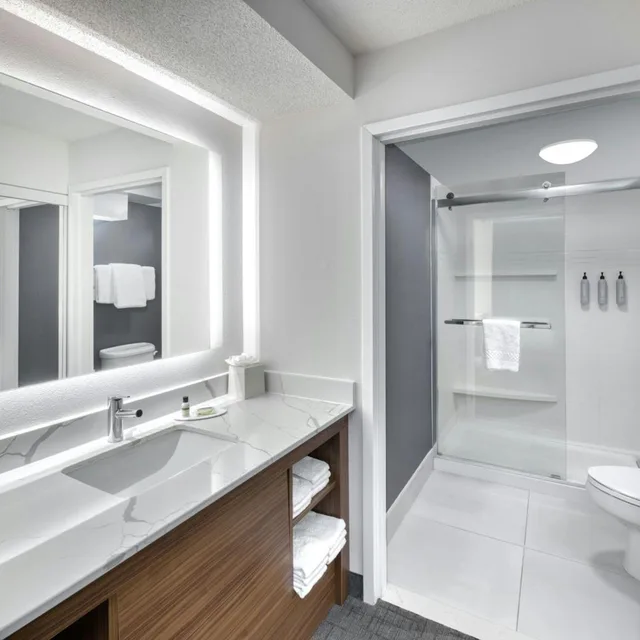 جناح بسرير كوين بغرفة نوم واحدة مع أريكة، Residence Inn By Marriott Whitby 7/8