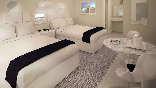 غرفة بسريرين مزدوجين، Sun Plaza Motel by Magnuson Worldwide 2/6