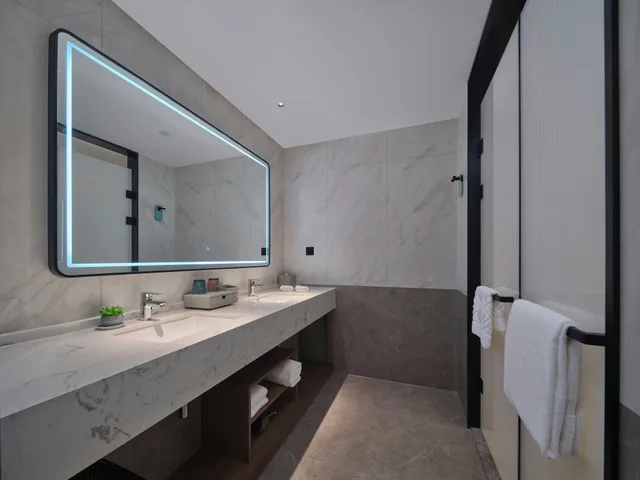 غرفة ديلوكس بسرير كينج، Hilton Garden Inn Ji'nan High-Tech Zone 2/3