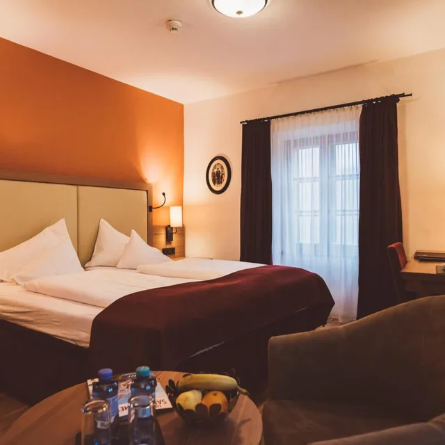 غرفة ديلوكس بسرير مزدوج أو سريرين منفصلين، Heritage Hotel Hallstatt 1/4