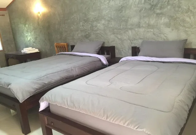 غرفة قياسية بسرير مزدوج، Ban Suan Tawan Chiang Dao 1/2