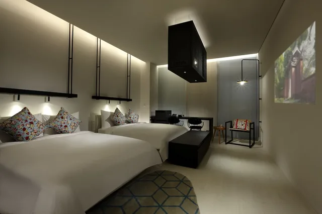 غرفة ديلوكس رباعية بسريرين مزدوجين، The Place Tainan 6/10