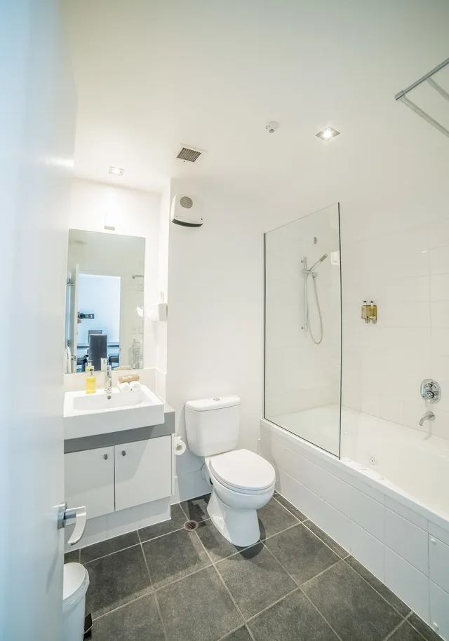 جناح تنفيذي بسرير كينج بغرفة نوم واحدة، Airport Christchurch Motel 2/3