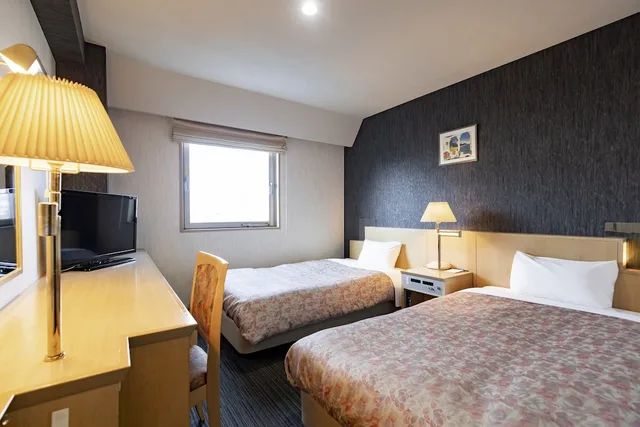 غرفة بسريرين منفصلين، Kanazawa Central Hotel Annex 2/4