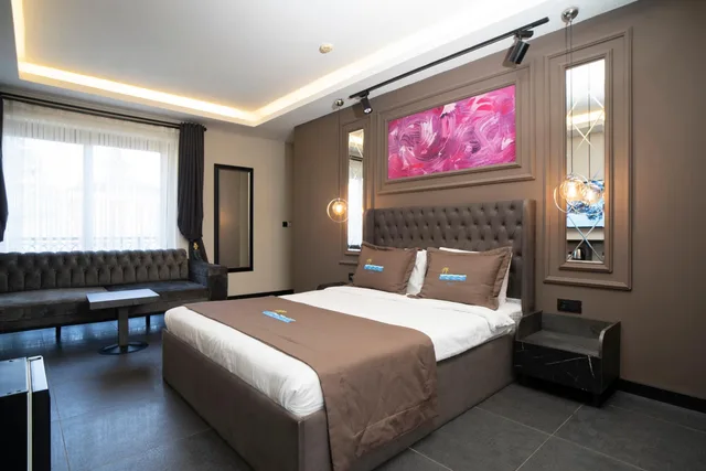 غرفة ديلوكس بسرير مزدوج، La Cielo Suites Bostanci 1/1