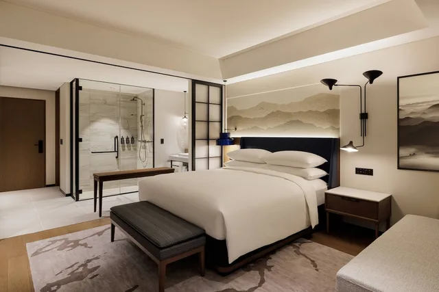 غرفة كلوب بسرير كينج، Sheraton Kagoshima 4/4