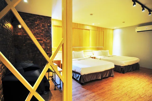 غرفة كومفورت رباعية بسريرين كوين، Martin Wales Hotel Kenting 1/1