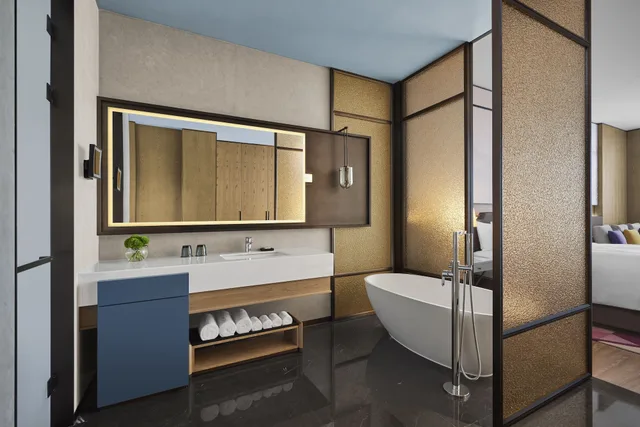 غرفة تنفيذية بسريرين منفصلين، JW Marriott Hotel Xi'an Southwest 6/6