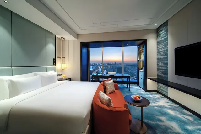 غرفة سوبيريور بسريرين كينج، Kempinski Hotel Jinan 3/4