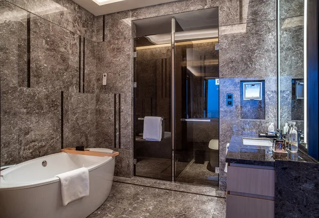 غرفة ديلوكس بسريرين مزدوجين، JW Marriott Hotel Xi'an 6/8