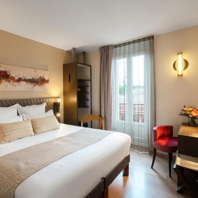 غرفة كومفورت كبيرة بسرير فردي وسرير كوين، Best Western Plus Hotel Belfort Centre Gare 1/5