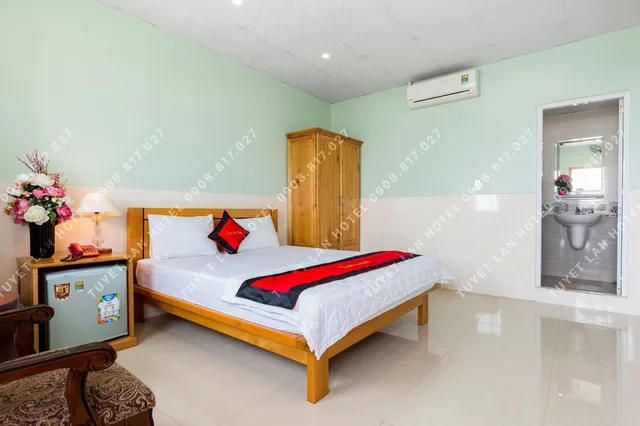 غرفة ديلوكس بسرير مزدوج، Tuyet Lan Hotel 4/10