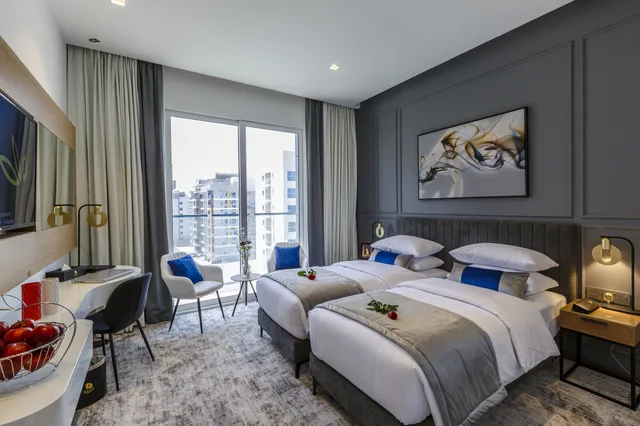 غرفة تنفيذية بسريرين منفصلين، Rose Executive Hotel DWTC 1/2