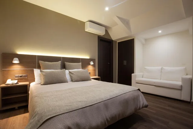 غرفة بسرير مزدوج أو سريرين منفصلين، Don Paco Hotel 6/10