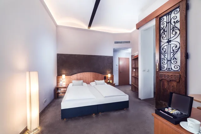 غرفة بسرير كينج بإطلالة على المتنزه، Boutique Hotel Donauwalzer 9/10
