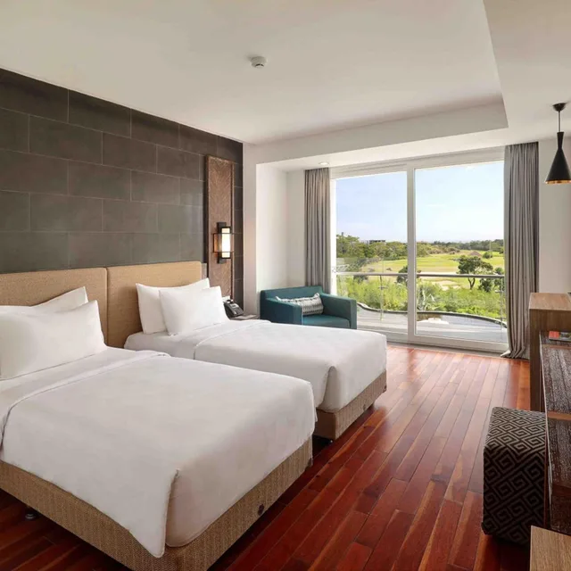 غرفة ديلوكس بسرير فردي بشرفة، Swiss-Belresort Pecatu 1/6