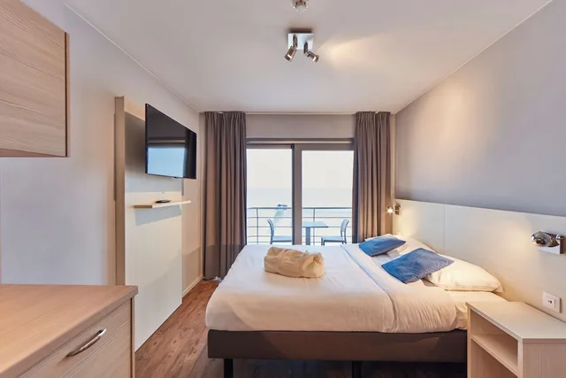 استوديو بسرير مزدوج بإطلالة على البحر، Holiday Suites Blankenberge 4/10
