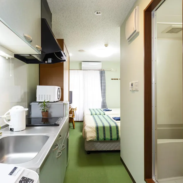 غرفة بسريرين منفصلين، Hotel Peaceland Kume 7/10