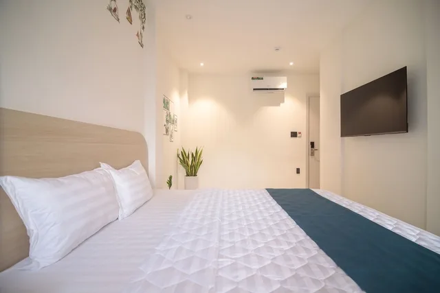 غرفة فاخرة مفردة بسرير كوين، Bin Bin Hotel 16 - Near Bui Vien Walking Street 9/10