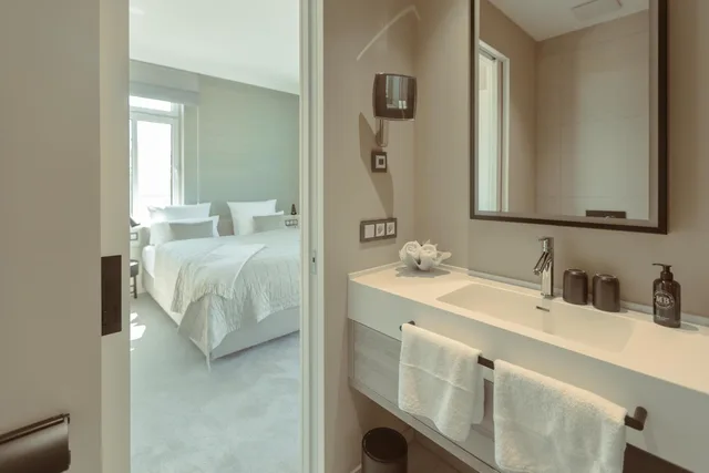 غرفة بسرير مزدوج، Strandhotel Ostende 6/8