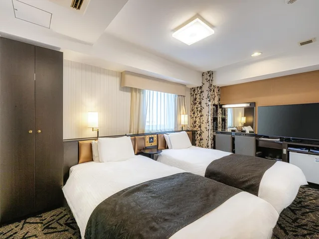 غرفة بسرير مزدوج للمدخنين، Apa Villa Hotel Tsubamesanjo-Ekimae 1/2