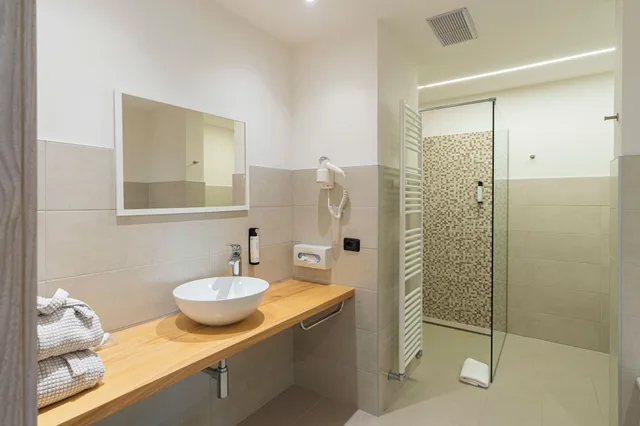 غرفة بسرير كوين، Hotel Saccardi Spa 7/10