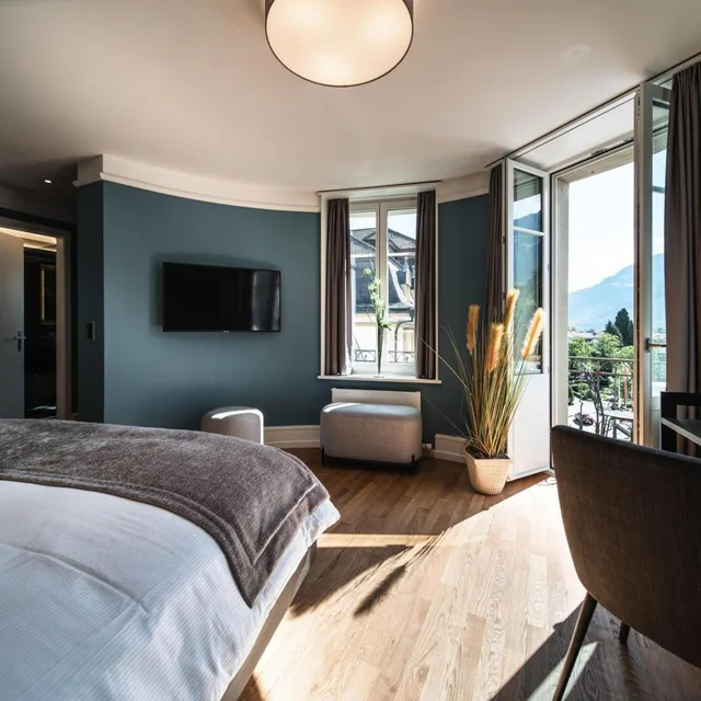 غرفة تنفيذية بسرير كينج، Hotel Royal St Georges Interlaken MGallery 1/9