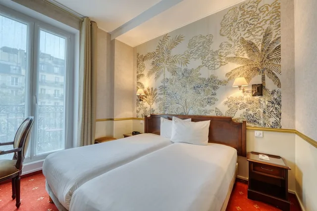 غرفة بسريرين منفصلين بإطلالة على المدينة، Hotel Belfast 2/9
